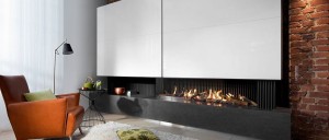 Wkład kominkowy na gaz Kalfire G165 / 37C (prawy)