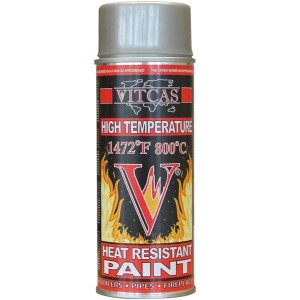 Farba Żaroodporna VITCAS - srebrna 400ml (Vitcas)
