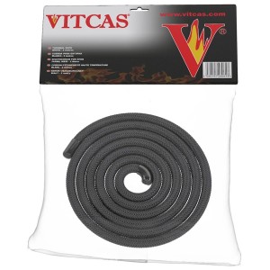 Sznur żaroodporny- Czarny (2 metry) fi 12mm (Vitcas)