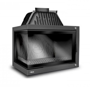 Wkład Kominkowy Corner W17 Lewy 16,0 kW Glass - Kawmet