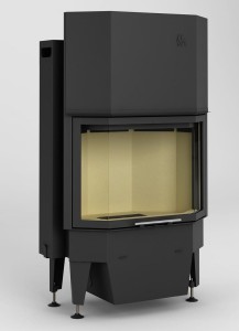 Hajduk Prisma Eh (szyba gięta) Wkład Kominkowy