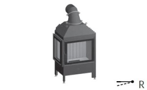 Spartherm Varia 2L-4S RLU Wkład kominkowy 