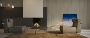 Wkład kominkowy na gaz Kalfire GP65/75C (Lewy)