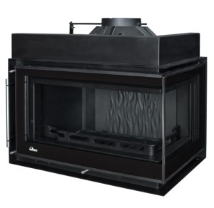 UNIFLAM 850 PRESTIGE PBS gięta prawa boczna szyba ref. 607-842-GS