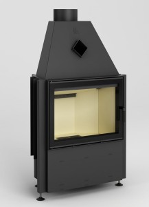 Hajduk Prisma 1VT (szyba duplex) Wkład Kominkowy